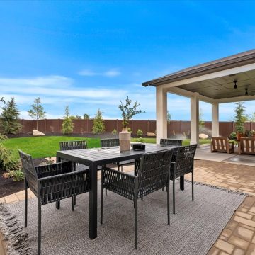 outdoor bbq space